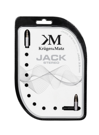 Kabel jack Kruger&Matz - 100 cm, wysoka jakość