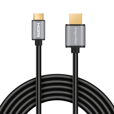 Kabel mini HDMI - HDMI 1.8m Kruger&Matz Basic