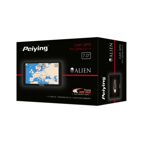 Nawigacja samochodowa GPS 7" Peiying Alien PY-GPS7014 + Mapa EU Nawigacja samochodowa GPS 7" Peiying Alien PY-GPS7014 + Mapa EU