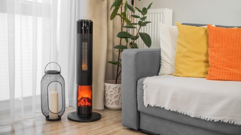 Termowentylator kolumnowy grzejnik Teesa kominek