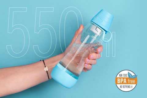 Butelka filtrująca Teesa PURE WATER pomarańczowa