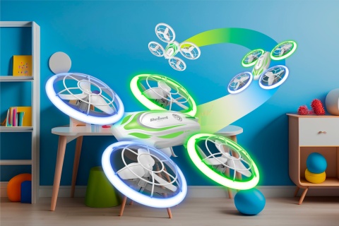 Dron dla dzieci Rebel led kompas zdalnie sterowany