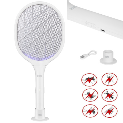 Elektryczna łapka na muchy packa na komary owady lampka nocna 2w1 TEESA