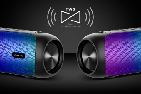 Głośnik Bluetooth IPX5 USB AUX 30W TWS Radio FM BT 5.0 Boombox Kruger&Matz Głośnik Bluetooth IPX5 USB AUX 30W TWS Radio FM BT 5.0 Boombox Kruger&Matz