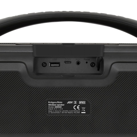 Głośnik Bluetooth USB AUX FM TWS Kruger&Matz Głośnik Bluetooth USB AUX FM TWS Kruger&Matz