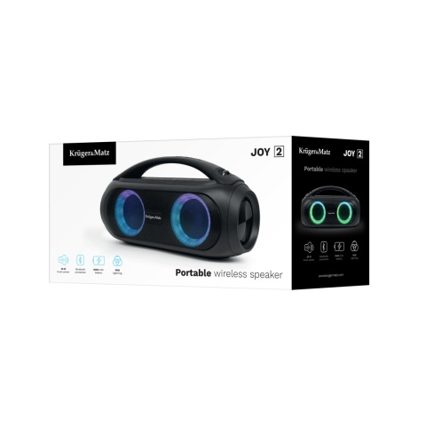 Głośnik Bluetooth USB AUX FM TWS Kruger&Matz Głośnik Bluetooth USB AUX FM TWS Kruger&Matz