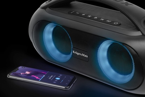 Głośnik Bluetooth USB AUX FM TWS Kruger&Matz Głośnik Bluetooth USB AUX FM TWS Kruger&Matz