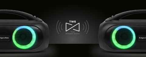 Głośnik Bluetooth USB AUX FM TWS Kruger&Matz Głośnik Bluetooth USB AUX FM TWS Kruger&Matz
