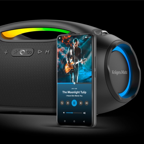 Głośnik Bluetooth przenośny wodoodporny 60W AUX Kruger&Matz Street X-BASS Głośnik Bluetooth przenośny wodoodporny 60W AUX Kruger&Matz Street X-BASS