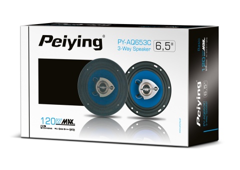 Głośniki samochodowe 6,5" Peiying 120W 89dB