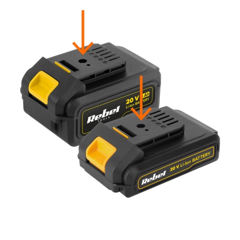 Ładowarka akumulatora 20V 2A/4A do baterii RB-2001, RB-2002 Rebel Tools Ładowarka akumulatora 20V 2A/4A do baterii RB-2001, RB-2002 Rebel Tools
