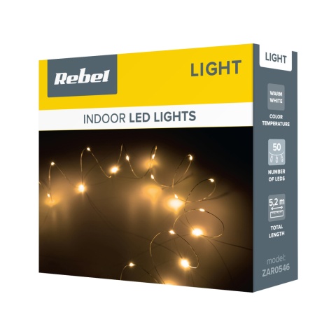 Lampki świateczne Rebel - 50 mini led Lampki świateczne Rebel - 50 mini led