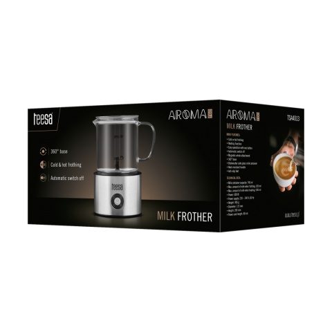 Spieniacz do mleka Teesa AROMA F60 elektryczny ubijacz podgrzewacz 600 W