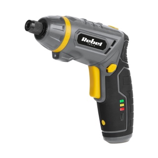 Wkrętarka akumulatorowa 4V Rebel zestaw 54 bity adapter magnetyczny