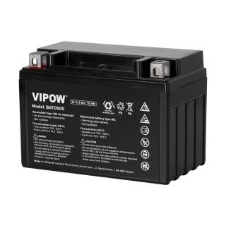 Akumulator motocyklowy 12V 9Ah MC Vipow skuter motor quad