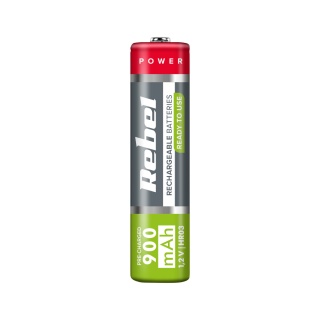 Akumulatorki REBEL 2xAAA 900 mAh R3 R03 2szt blister