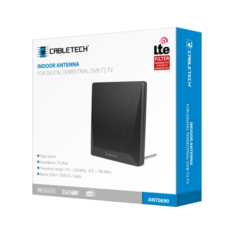 Antena DVB-T2 do tv naziemnej POKOJOWA Cabletech