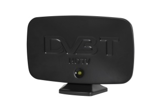 Antena TV DVB-T/T2 pokojowa zewnętrzna Delta