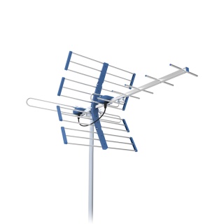 Antena TV TT W19 Silver COMBO 5G Protected Telkom Telmor