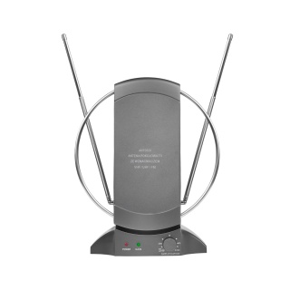 Antena pokojowa TV, FM ze wzmacniaczem