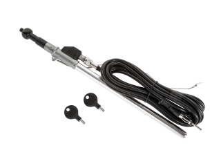 Antena zewnętrzna samochodowa teleskop FM 83cm