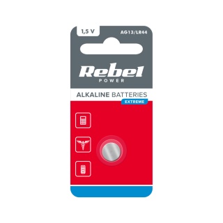 Bateria REBEL EXTREME AG13 1szt/blist. LR44