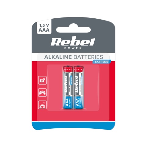 Baterie alkaliczne AAA L3 LR03 2 szt Vipow Extreme Baterie alkaliczne AAA L3 LR03 2 szt Vipow Extreme