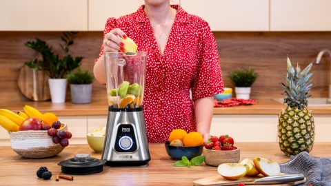 Blender kielichowy 1300W 1,5L szklany kielich + bidon KRUSZY LÓD Teesa