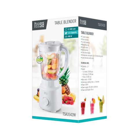 Blender kielichowy Teesa 500W 1,5L BPA free łatwe czyszczenie