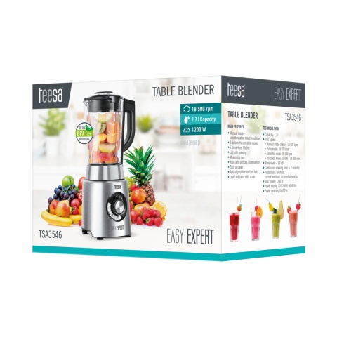 Blender kielichowy Teesa EASY EXPERT 1200W Blender kielichowy Teesa EASY EXPERT 1200W