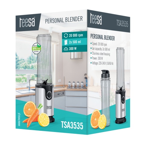 Blender kielichowy personalny Teesa dwa kubki