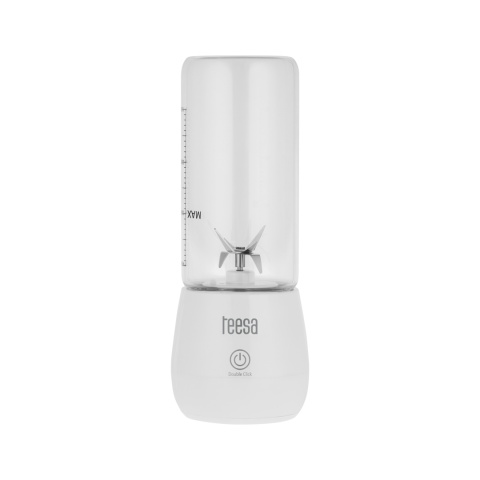 Blender przenośny bezprzewodowy turystyczny szklany kubek 450ml 100W Teesa