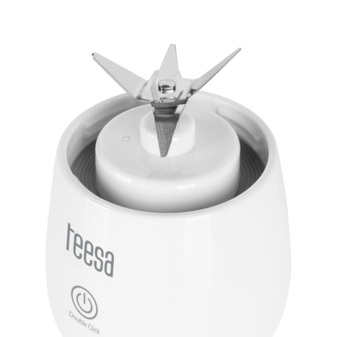 Blender przenośny bezprzewodowy turystyczny szklany kubek 450ml 100W Teesa