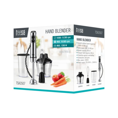 Blender ręczny wielofunkcyjny Teesa 1200W TURBO