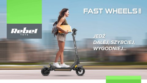 Hulajnoga elektryczna 13Ah 350W zasięg 45Km duże koła 10'' składana Rebel Hulajnoga elektryczna 13Ah 350W zasięg 45Km duże koła 10'' składana Rebel