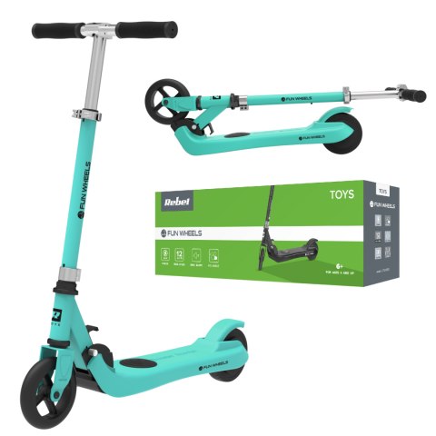 Hulajnoga elektryczna dla dzieci 12km/h 50kg Rebel składana lekka IPX4 Hulajnoga elektryczna dla dzieci 12km/h 50kg Rebel składana lekka IPX4