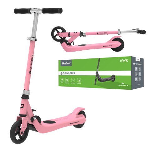 Hulajnoga elektryczna dla dzieci 12km/h 50kg Rebel składana lekka IPX4 Hulajnoga elektryczna dla dzieci 12km/h 50kg Rebel składana lekka IPX4