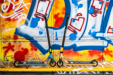 Hulajnoga wyczynowa 110mm Skater PRO neon