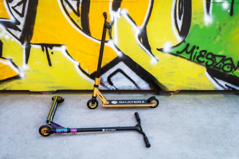 Hulajnoga wyczynowa 110mm Skater PRO neon