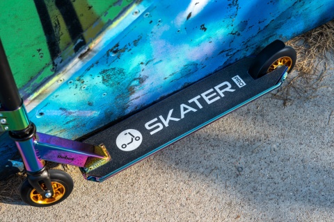 Hulajnoga wyczynowa 110mm Skater PRO złota