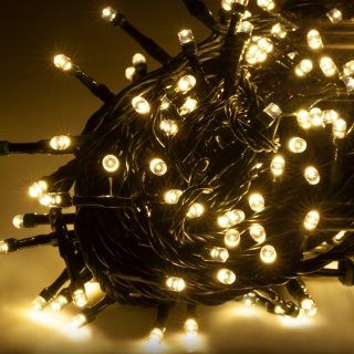 Lampki choinkowe LED zewnętrzne ciepły biały IP44
