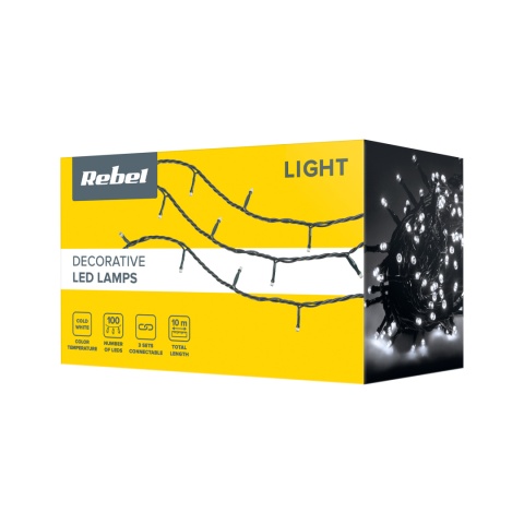 Lampki choinkowe LED, zimny biały Lampki choinkowe LED, zimny biały