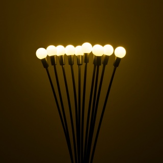 Lampki solarne LED ogrodowe ozdobne kulki wbijane drzewko Rebel
