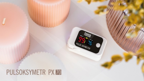Pulsoksymetr napalcowy Teesa PX50 bezinwazyjna metoda pomiaru