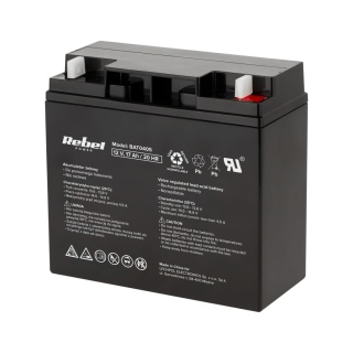 Akumulator 12V 17Ah żelowy Rebel zasilacz UPS PIEC