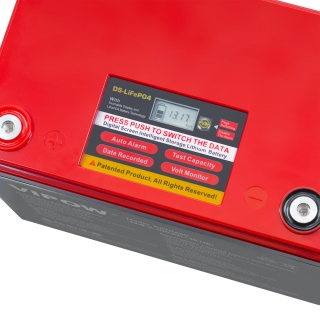 Akumulator LiFePO4 12V 100Ah Bluetooth LCD Vipow