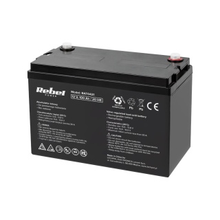 Akumulator żelowy Rebel 12V 100Ah do zasilaczy zasilacza UPS