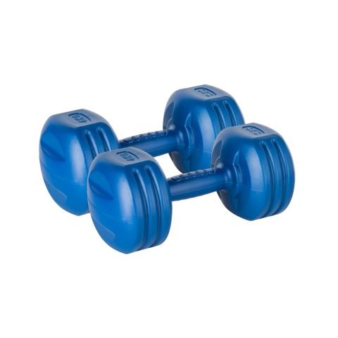 Hantelki bitumiczne hantle 2x4kg zestaw hantli do ćwiczeń REBEL Hantelki bitumiczne hantle 2x4kg zestaw hantli do ćwiczeń REBEL