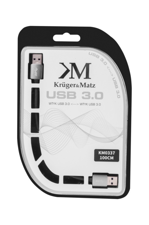 Kabel USB 3.0 1m wtyk - wtyk Kruger&Matz Kabel USB 3.0 1m wtyk - wtyk Kruger&Matz