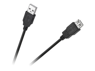 Kabel USB Wtyk-Gniazdo przedłużacz 1m Solidny Eco-Line